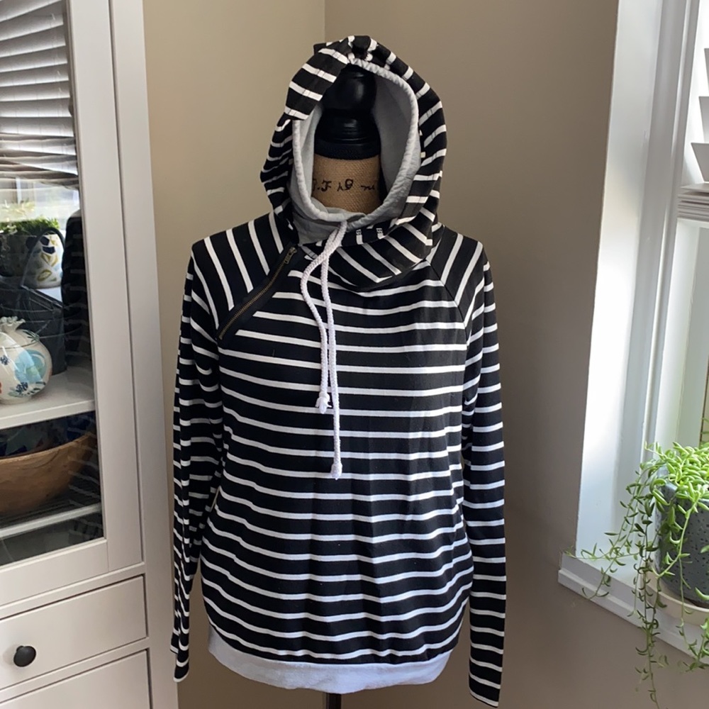 Striped hoodie